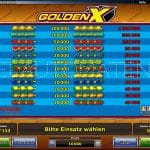 Golden X Casino Screenshot 2