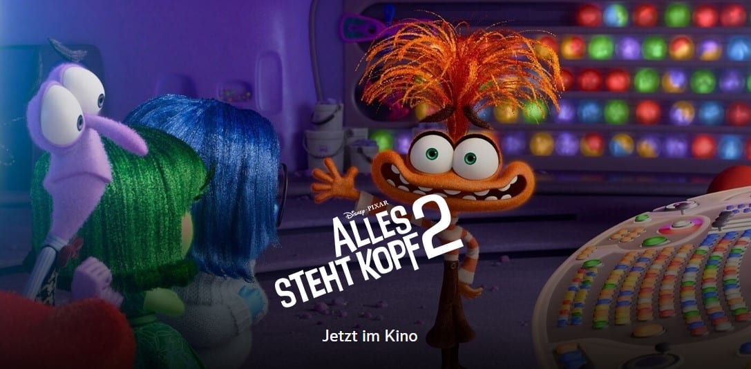 Alles steht Kopf 2 Disney Cover