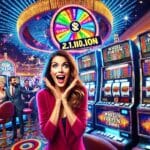 Spielerin gewinnt 2,1 Millionen US-Dollar am Wheel of Fortune-Spielautomaten im Palms Casino Las Vegas