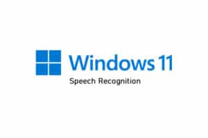 Windows 11 Speech Recognition